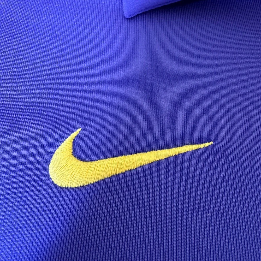 Nike Polo Shirt Mens XL Purple LSU Tigers Dri-FIT Short Sleeve Athletic Golf